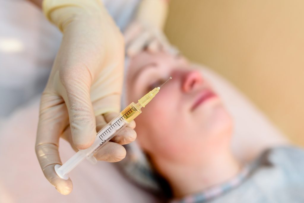 Botox and Lip Fillers Example of Botox and Lip Fillers Augmentation in aesthetic applications